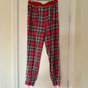 PINK Plaid Pajama Pants